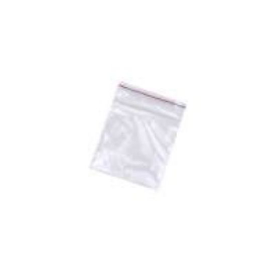 Picture of Minigrip Premium Red Line Reclosable Zipper Bags, 2 Mil, 3" x 3", Sold per pkg of 100