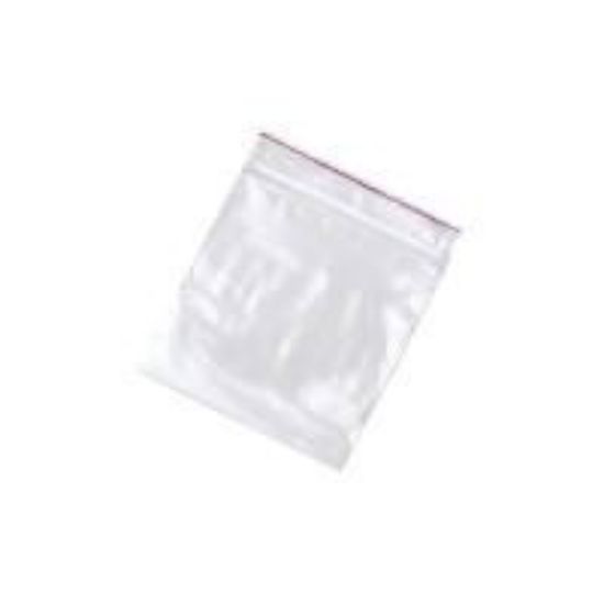 Picture of Minigrip Premium Red Line Reclosable Zipper Bags, 2 Mil, 4" x 4", Sold per pkg of 100