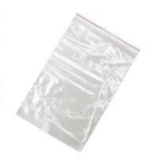 Picture of Minigrip Premium Red Line Reclosable Zipper Bags, 2 Mil, 8" x 12", Sold per pkg of 100