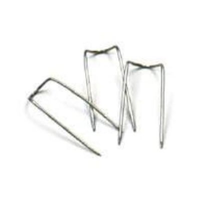 Picture of Stainless Steel White U-Shape Display Pins, Sold per pkg of 10