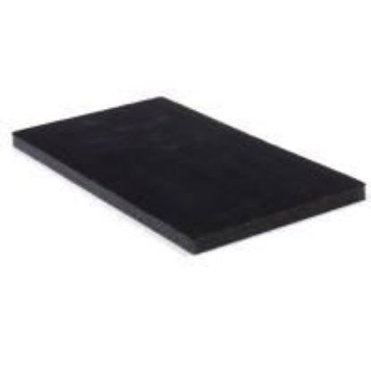 Picture of Enchanted Black Flocked Foam Ring Display Tray Insert, 72 Straight Ring Slots, 14-1/8" L x 7-5/8" W x 5/8" D, Sold individually