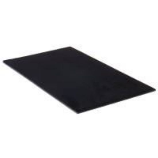 Picture of Black Flock Tray Pad, 14" x 7-5/8"