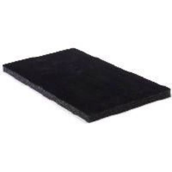 Picture of Enchanted Black Flocked Foam Ring Display Tray Insert, 72 Stagger Ring Slots, 14-1/8" L x 7-5/8" W x 5/8" D, Sold individually