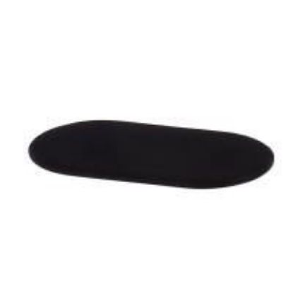 Picture of Black Velvet Oval Display Pad, 5" W x 9" H, Sold individually, Imported