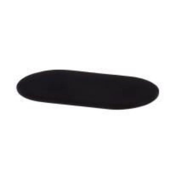 Picture of Black Velvet Oval Display Pad, 5" W x 9" H, Sold individually, Imported