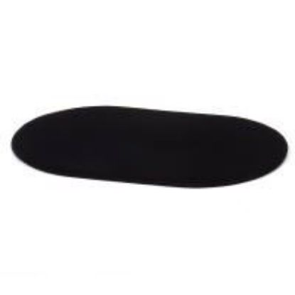 Picture of Black Velvet Oval Display Pad, 7" W x 11" H, Sold individually, Imported