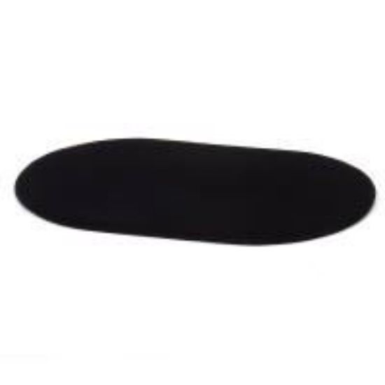 Picture of Black Velvet Oval Display Pad, 7" W x 11" H, Sold individually, Imported