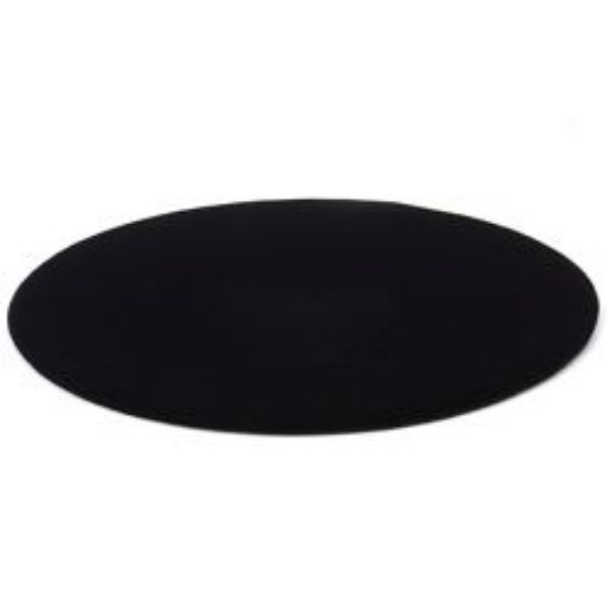 Picture of Black Velvet Round Display Pad, 11" diameter, Sold individually, Imported
