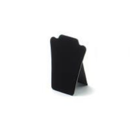 Picture of Enchanted Black Flocked Necklace Display with Easel, 4-1/2" W x 6" H, Sold Individually, Made in the USA
