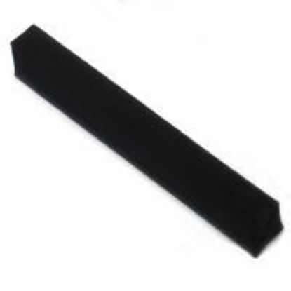 Picture of Enchanted Black Velour Bracelet Bar Display No Base Long, 14" L x 1-1/2" W x 2-1/4" D, Sold Individually, Made in the USA