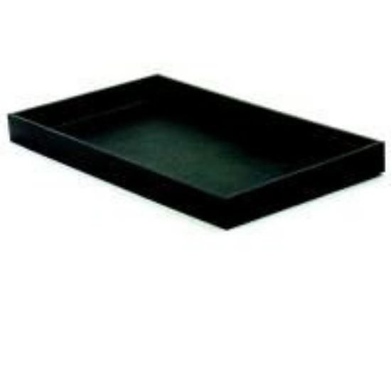 Picture of Black Vinyl Textured Bargain Jewelry Tray, 14-5/8" x 8-1/4" x 1-1/4" H