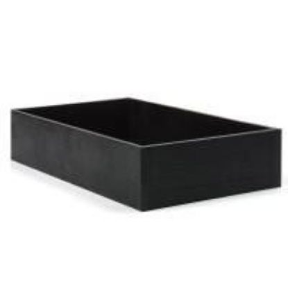 Picture of Black Vinyl Textured Bargain Jewelry Tray, 14-5/8" x 8-1/4" x 3" H