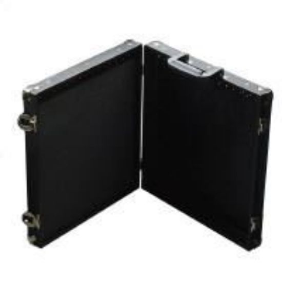 Picture of Enchanted Black Leatherette Wood Necklace Carrying Case with 30 Hooks, 15-3/4" L x 3-1/4" W x 15" H, Sold individually, Made in the USA 