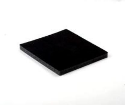 Picture of Enchanted Black Flocked Foam Ring Display Tray Insert, 36 Straight Ring Slots, 7-3/4" L x 6-3/4" W x 5/8" D, Sold individually, Made in the USA