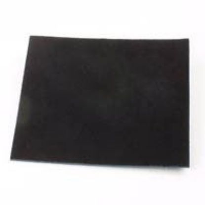 Picture of Enchanted Black Flocked Foam Half Size Display Tray Pad, 7-3/4" L x 6-3/4" W, Sold individually, Made in the USA