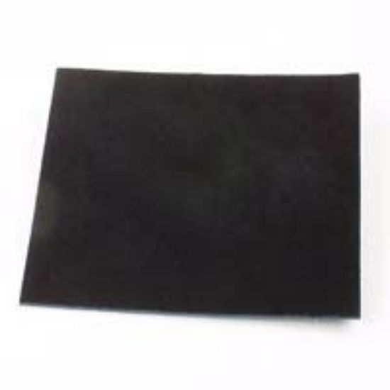 Picture of Enchanted Black Flocked Foam Half Size Display Tray Pad, 7-3/4" L x 6-3/4" W, Sold individually, Made in the USA