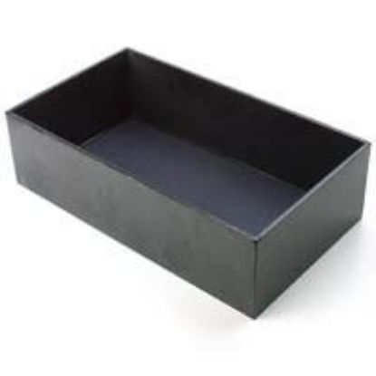 Picture of Enchanted Black Leatherette Textured Bargain Jewelry Tray, 14-5/8" L x 8-1/4" W x 4" H