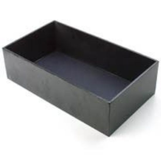 Picture of Enchanted Black Leatherette Textured Bargain Jewelry Tray, 14-5/8" L x 8-1/4" W x 4" H