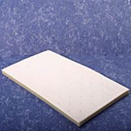 Picture of Enchanted White Flock Ring Display Tray Insert,  72 Stagger Ring Slots, 14-1/8" L x 7-5/8" W x5/8" D, Sold individually, Made in the USA