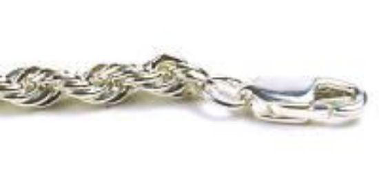 Picture of Sterling Silver French Rope Chain 30 Inch x 4mm
