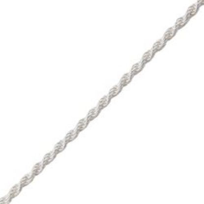 Picture of Sterling Silver French Rope Chain 18 Inch x 1.2mm. Made in Italy