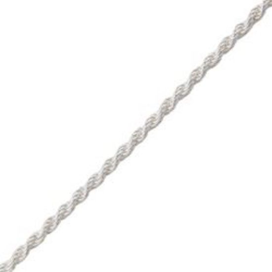 Picture of Sterling Silver French Rope Chain 18 Inch x 1.2mm. Made in Italy