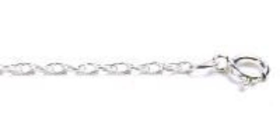 Picture of Sterling Silver 11 Rope Chain Small 20 Inch x 1.35mm
