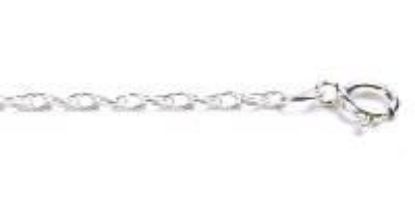 Picture of Sterling Silver 11 Rope Chain Small 22 Inch x 1.35mm