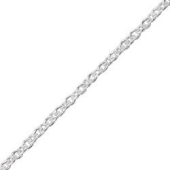 Picture of Sterling Silver Round Cable Chain 18 Inch x 1.3mm