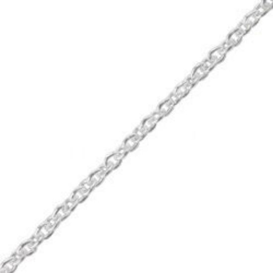 Picture of Sterling Silver Round Cable Chain 20 Inch x 1.3mm