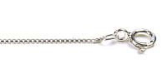 Picture of Sterling Silver Box Chain 20 Inch x 1mm