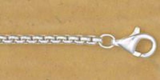Picture of Sterling Silver Round Box Chain 18 Inch x 2.5mm