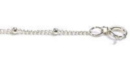 Picture of Sterling Silver Bead And Tube Chain 18 Inch