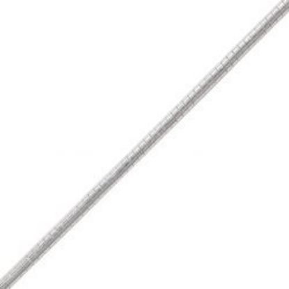 Picture of Sterling Silver Round Omega Chain 18 Inch x 1mm