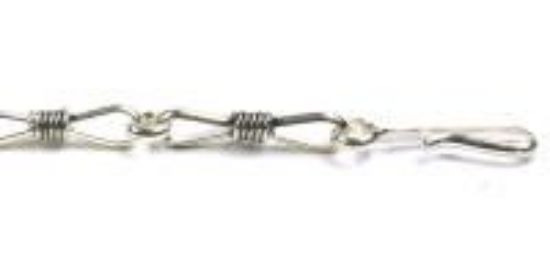 Picture of Sterling Silver Handmade Bracelet Chain 8 Inch