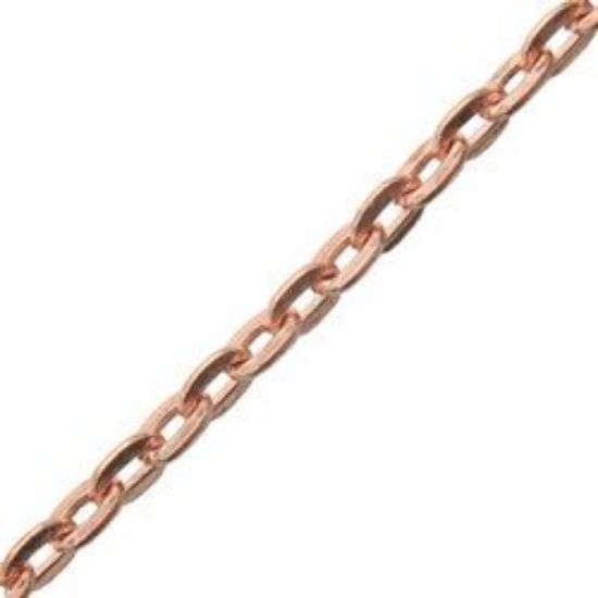 Picture of Copper Plated Cable Chain 3mm, 100 Foot Spool