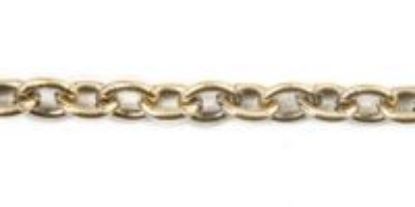 Picture of Brass Plated Cable Chain 3.3mm<br />4 Foot Lengths