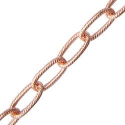 Picture of Copper Cable Stamped Bulk Chain 4.9mm<br />4 Foot Length