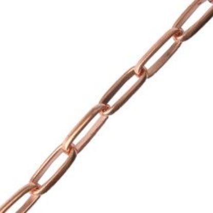 Picture of Copper Cable Bulk Chain 5.6x12.3mm<br />4 Foot Length