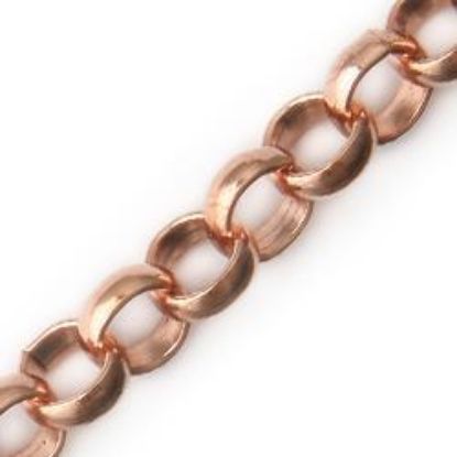 Picture of Copper Rolo Bulk Chain 5.9mm<br />4 Foot Length