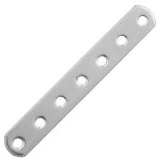 Picture of Sterling Silver 7 Hole Separator Bars 17x2mm<br />10 Bars