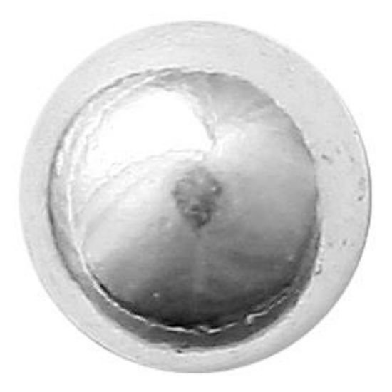 Picture of Sterling Silver 3.0mm No Hole Bead<br />10 Beads