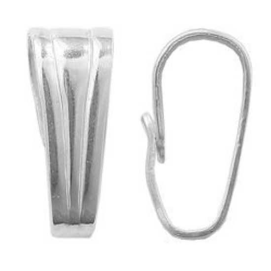 Picture of Sterling Silver Pendant Bail Small 2x5.5mm<br />10 Bail