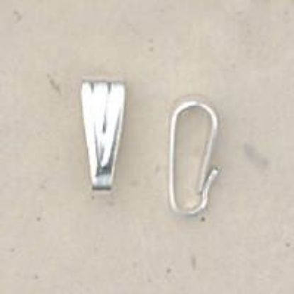 Picture of Sterling Silver Bail Pendant Extra Large 10.5x4mm