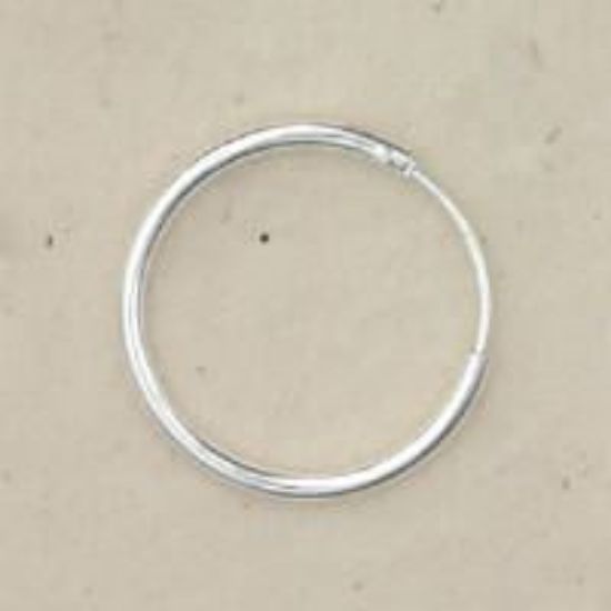 Picture of Sterling Silver Ear Hoop 5/8 Inch(15mm) .05 Inch Wire
