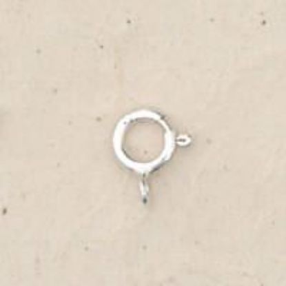 Picture of Sterling Silver Closed Spring Rings, 6mm<br />10 Spring Rings