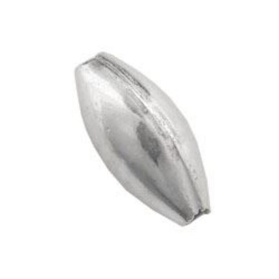 Picture of Sterling Silver Melon Seam Bead 6x12mm, I.D. 0.051