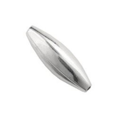 Picture of Sterling Silver Melon Seam Bead 7x19mm