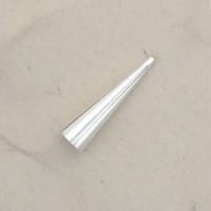 Picture of Sterling Silver Long Cone, 1-1/8" x  8mm Base