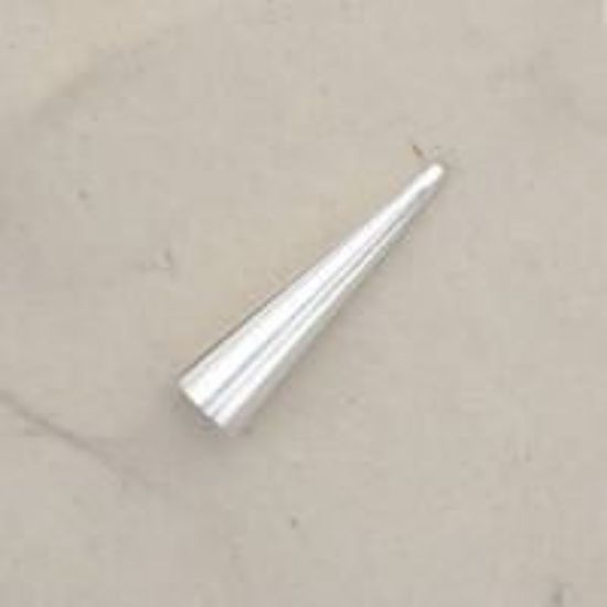 Picture of Sterling Silver Long Cone, 1-1/8" x  8mm Base